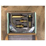 androme 8 in. Widespread Double Handle Bathroom Faucet with Metal Drain in Gold  Customer Returns See Pictures