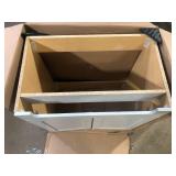 31 in. Single Sink Pearl Gray Bath Vanity (Top Not Included) Damaged   Customer Returns See Pictures