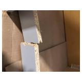 31 in. Single Sink Pearl Gray Bath Vanity (Top Not Included) Damaged   Customer Returns See Pictures