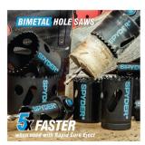 Spyder 11-Piece Bi-Metal Hole Saw Kit