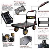 Hrwug Platform Truck/Foldable Push Cart Dolly