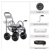 Giraffe Tools Garden Hose Reel with Wheels