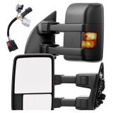 AutoBull Smoked Power Heated Tow Mirrors