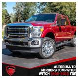AutoBull Smoked Power Heated Tow Mirrors