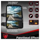 AutoBull Smoked Power Heated Tow Mirrors