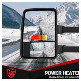 AutoBull Smoked Power Heated Tow Mirrors