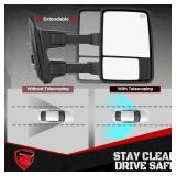 AutoBull Smoked Power Heated Tow Mirrors