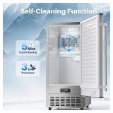 Coolake 15" Wide Under Counter Ice Maker