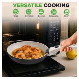 NutriChef 18-Piece Ceramic Cookware Set