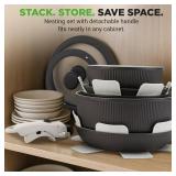 NutriChef 18-Piece Ceramic Cookware Set