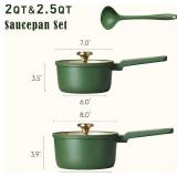 Carote 2 Quart and 2.5 Quart Sauce Pan Set