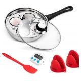 NutriChef Egg Poacher Pan Set