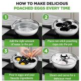 NutriChef Egg Poacher Pan Set