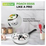 NutriChef Egg Poacher Pan Set