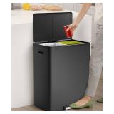 Garvee Dual Trash Can for Recycling and Trash