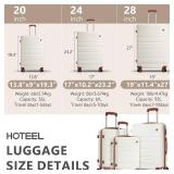 Hoteel 3-Piece Luggage Set