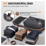 Fanwoli Vacuum Rolling Travel Backpack/Carry-On Luggage