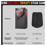 Ouluu Infrared Portable Steam Sauna with Red Light