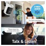 Swann All Secure 600 3-Camera 8-Channel 2K Wire-Free HD Wireless NVR Security System