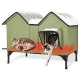 Guzrok Heated Outdoor Cat House