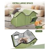Guzrok Heated Outdoor Cat House