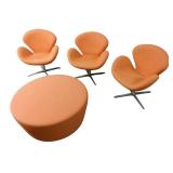 3 Chairs & Ottoman