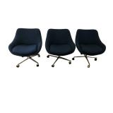 3 Rolling Swivel Chairs