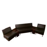 Leather 3 Piece Sectional