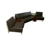 Leather 3 Piece Sectional