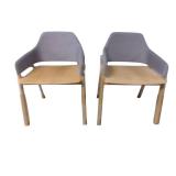 2  Blu Dot Clutch Dining Chairs