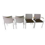 4 Keilhauer Flit Chairs with arms