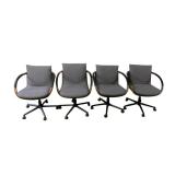 4 Herman Miller Geiger Full Loop Chairs