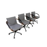 4 Herman Miller Geiger Full Loop Chairs