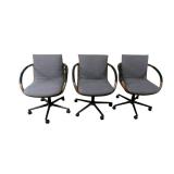 3 Herman Miller Geiger Full Loop Chairs
