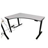 Power Sit Stand Adjustable Desk Right Return