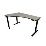 Power Sit Stand Adjustable Desk Right Return