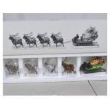 Department 56 Heritage Village Sleigh and Eight Reindeer Set