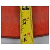 Round Wooden Christmas Wall Plaque 15in Holiday Decor