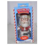 Rudolph Island of Misfit Toys Santa Bobblehead in Box