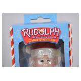 Rudolph Island of Misfit Toys Santa Bobblehead in Box