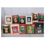 Lot of Hallmark Keepsake & Heirloom Christmas Ornaments in Boxes
