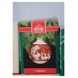 Lot of Hallmark Keepsake & Heirloom Christmas Ornaments in Boxes