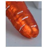 Holiday Ornament Lot: Glass Bear, Carrot, Bunny, Pine Cone, and More