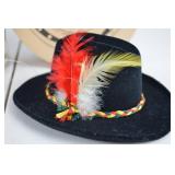 Holiday Christmas Decor Lot: Hallmark Ornament, Coca-Cola Ball, Snowman, Strawberry & Hat