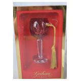 Crystal Christmas Ornament Lot: Swarovski, Orrefors, Princess House, Gorham