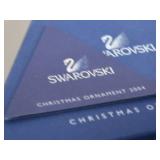 Crystal Christmas Ornament Lot: Swarovski, Orrefors, Princess House, Gorham