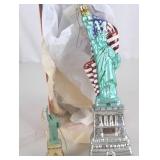 Christopher Radko Statue of Liberty Christmas Ornaments, 2 Pc