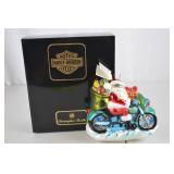 Christopher Radko Harley-Davidson Santa Ornament with Box
