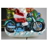 Christopher Radko Harley-Davidson Santa Ornament with Box