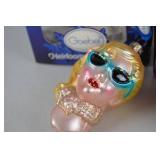 Assorted Glass Holiday Ornaments: Goebel, Bachman